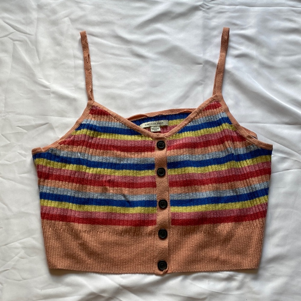 American eagle size large rainbow tank